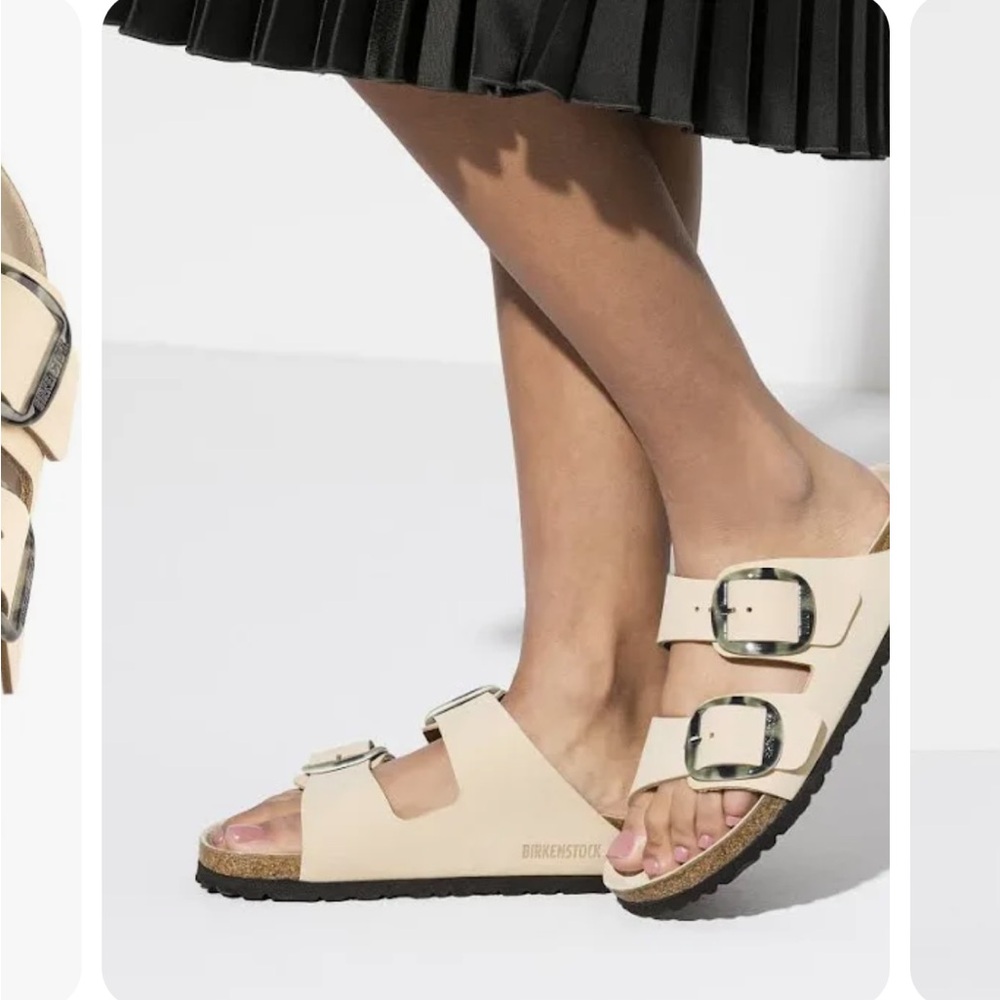 Birkenstock Arizona Big Buckle Almond Nubuck
